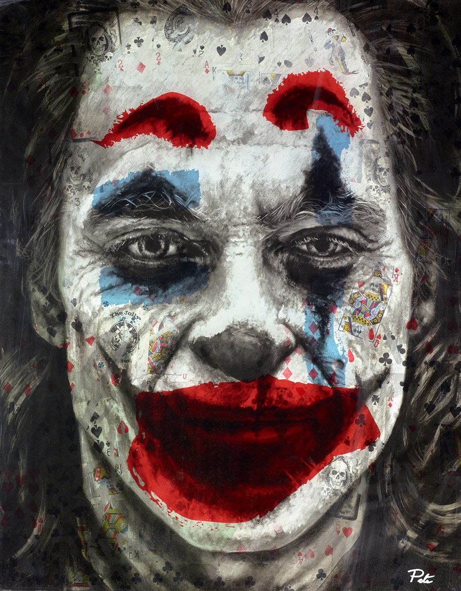 Joker Laughing Mixedmedia By Pete Humphreys Adore Fine Art