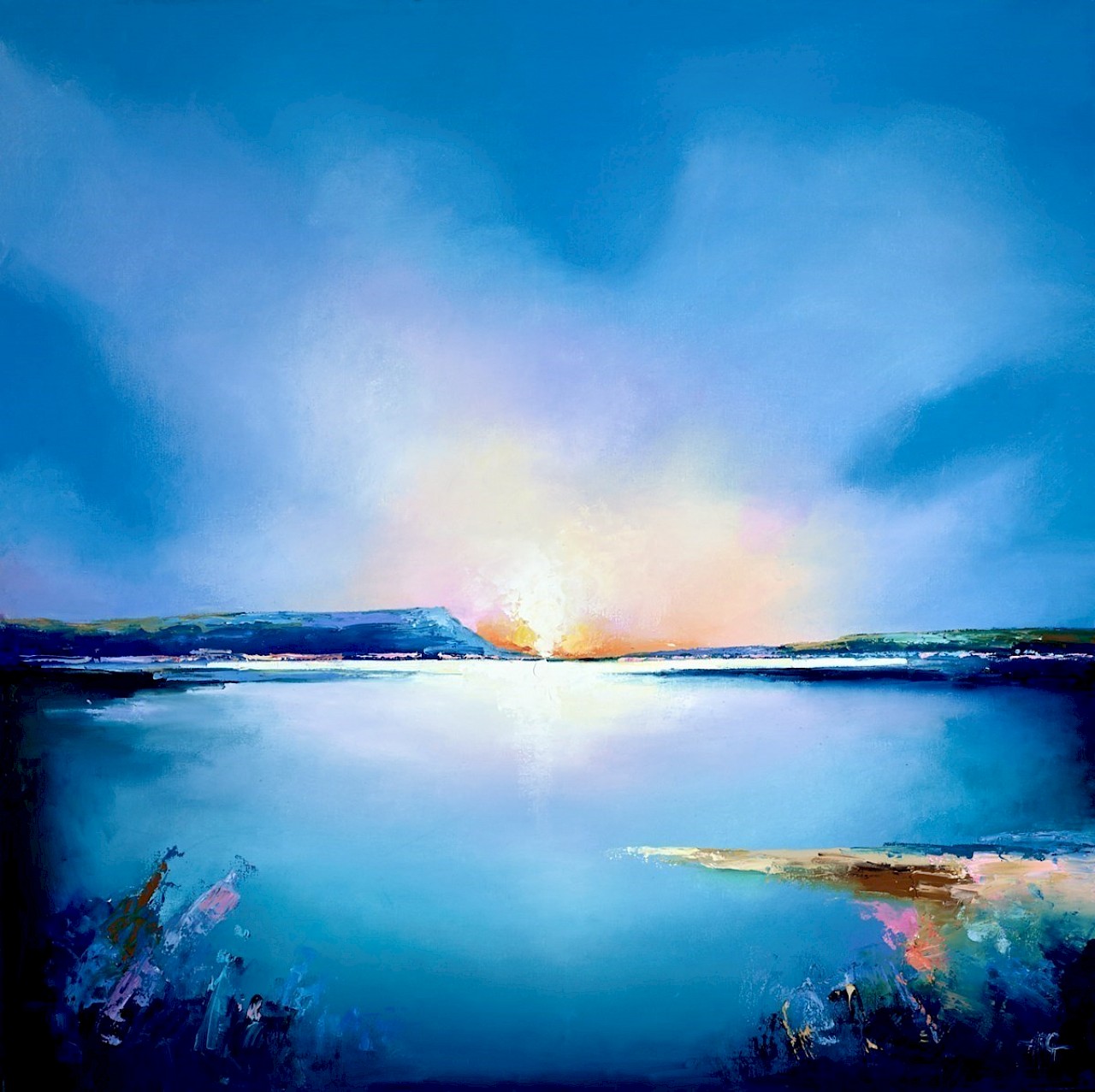 Cold Sunrise II Painting by Anna Gammans | Adore Fine Art